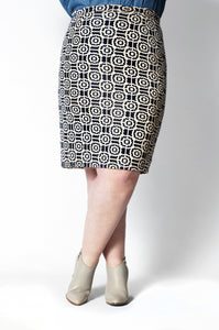 Geometric Print Skirt