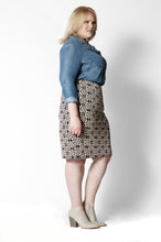 Geometric Print Skirt