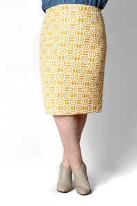 Geometric Print Skirt
