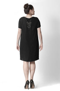 Short Sleeve Shift Dress