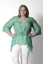 Hand Embroidered Silk Tunic
